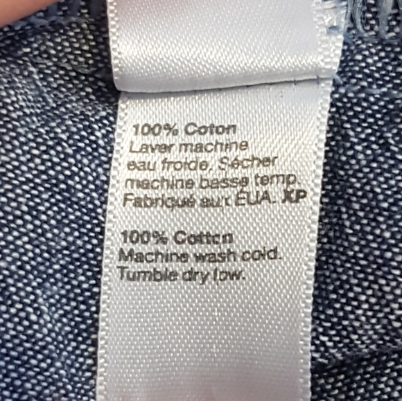 3/ $25  American Apparel denim chambray skater skirt XS - Picture 6 of 8